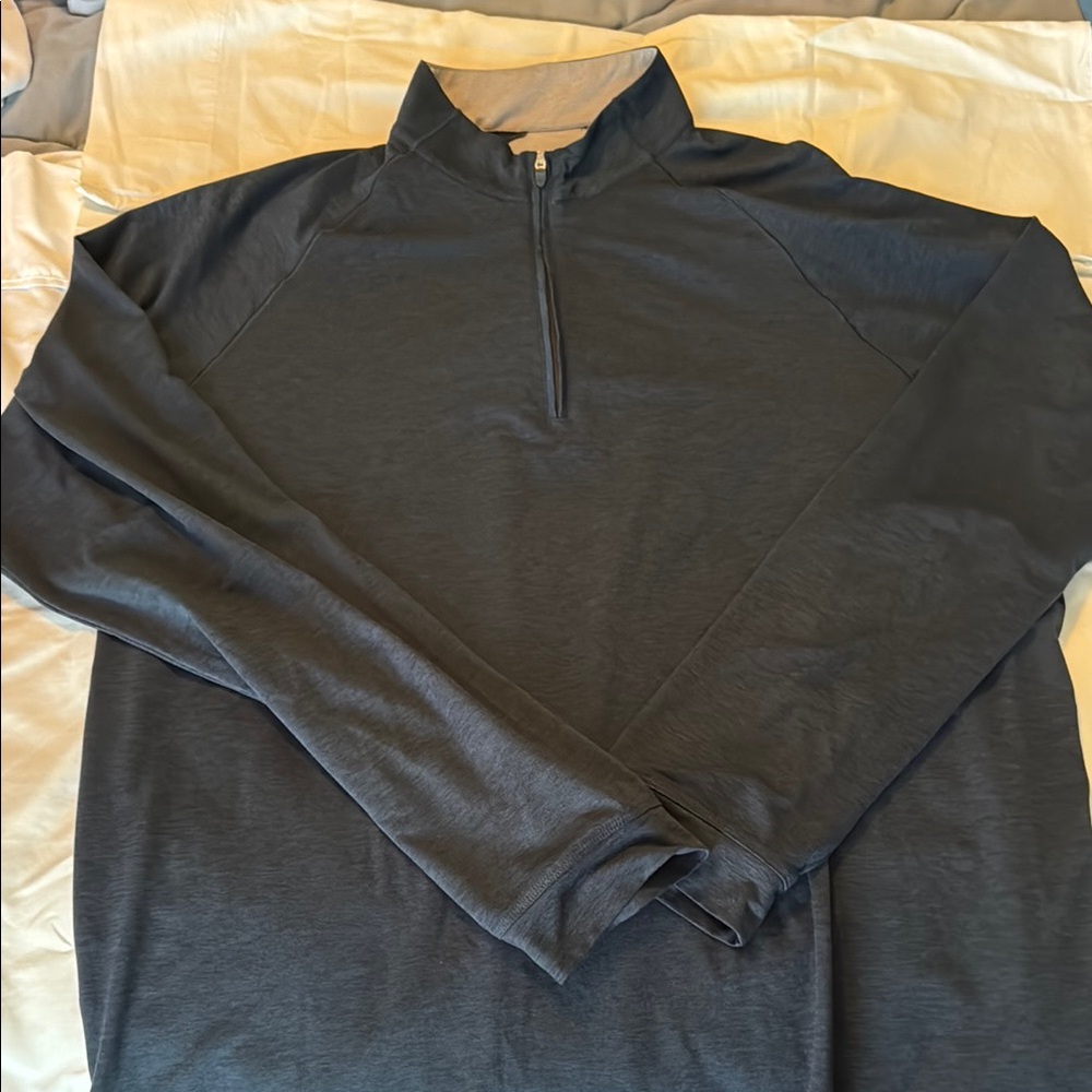 johnnie-O Men's Navy 1/4 Zip-Up Pullover